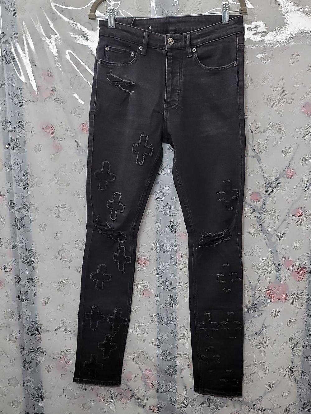 Ksubi Black Anti K Kraftwork Skinny Jeans Size 29